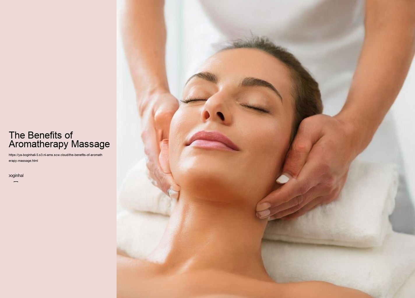 The Benefits of Aromatherapy Massage