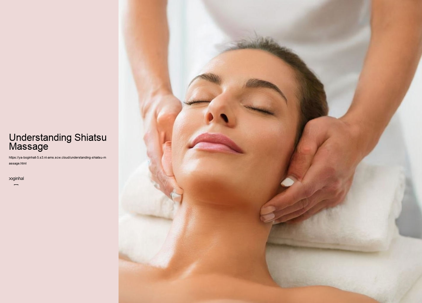 Understanding Shiatsu Massage